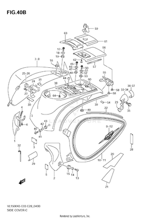 Side Cover (model K8) Schematic