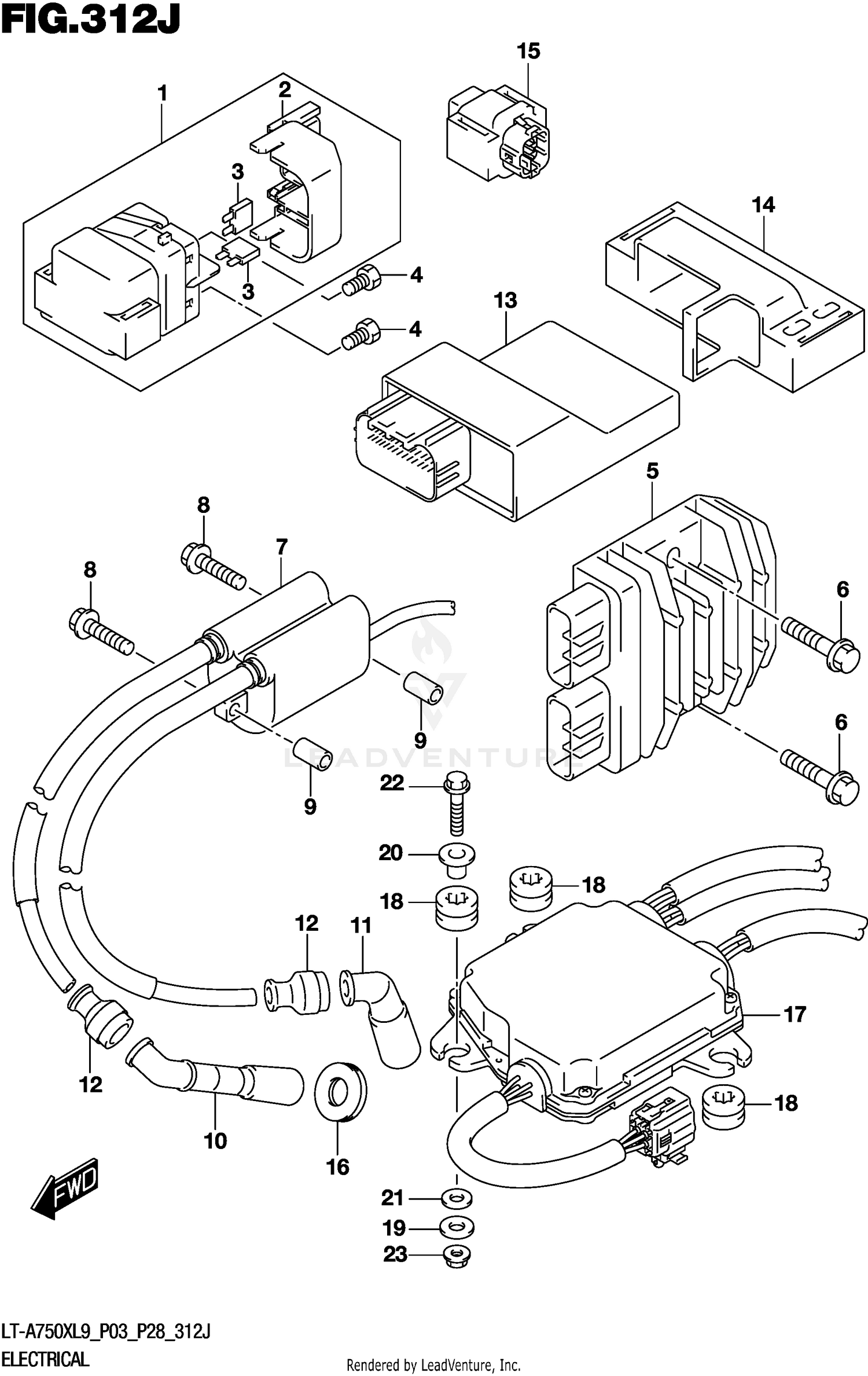 ELECTRICAL (LT-A750XPZL9 P33)