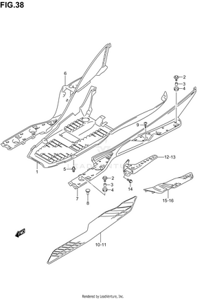 Rear Leg Shield Schematic