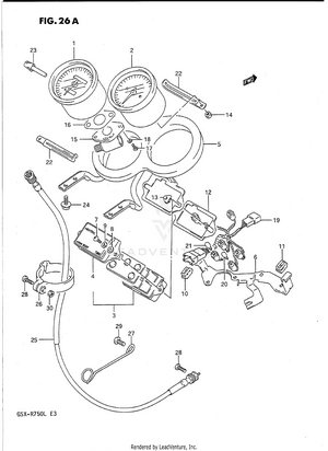 Speedometer (model L) Schematic