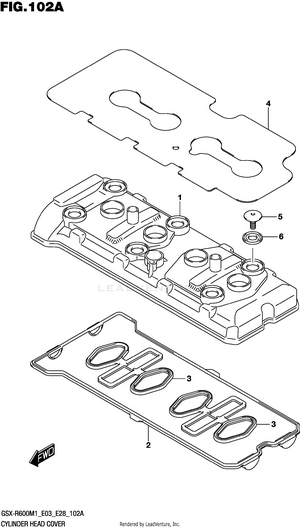 Cylinder Head Cover Schematic