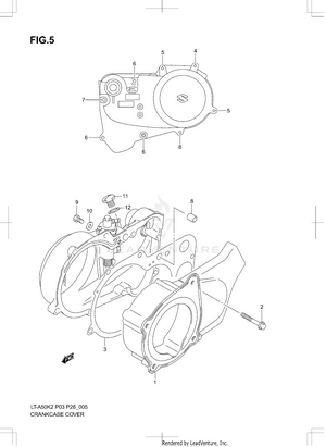 Crankcase Cover Schematic