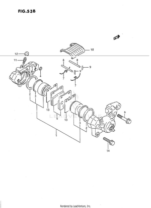 Rear Caliper (model P/r/s/t) Schematic
