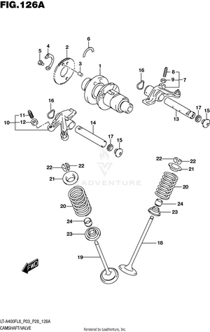 Camshaft/valve Schematic