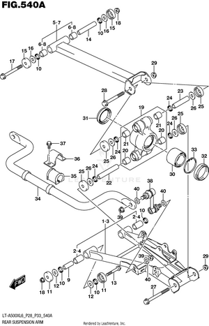 Rear Suspension Arm Schematic