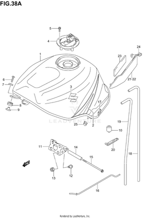 Fuel Tank (model K5) Schematic
