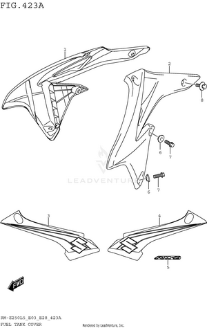 Fuel Tank Cover Schematic