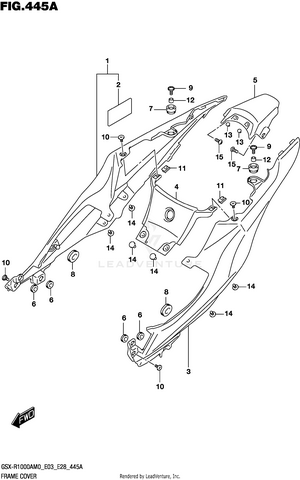 Frame Cover (gsx-r1000a) Schematic