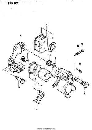 Front Calipers Schematic