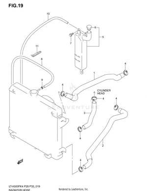 Radiator Hose Schematic