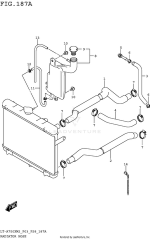 Radiator Hose Schematic