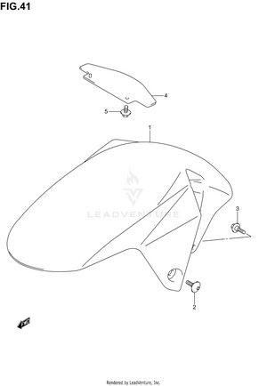 Front Fender Schematic