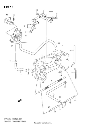 Throttle Body Fitting Schematic