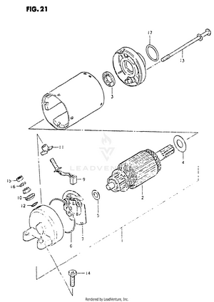 Starting Motor Schematic