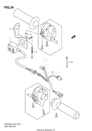 Grip Heater (an400zal3 E28) Schematic