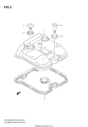 Cylinder Head Cover Schematic