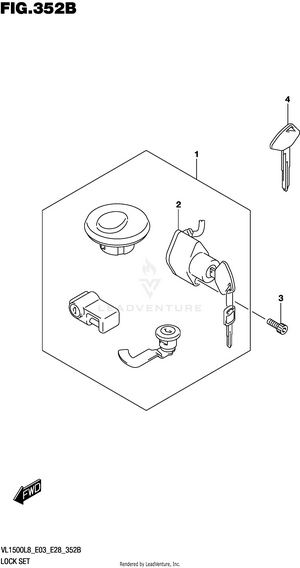 Lock Set (vl1500bl8 E28) Schematic
