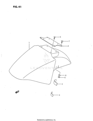 Front Fender Schematic