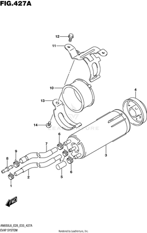 Evap System (an650l6 E33) Schematic
