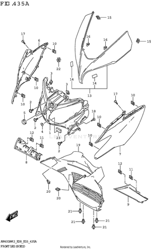Front Leg Shield Schematic