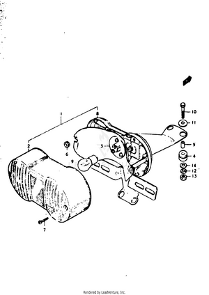Rear Combination Lamp (gt750l Schematic