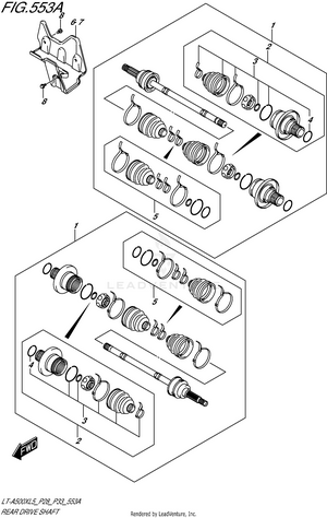 Rear Drive Shaft Schematic