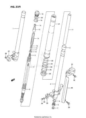 Front Damper (model L) Schematic