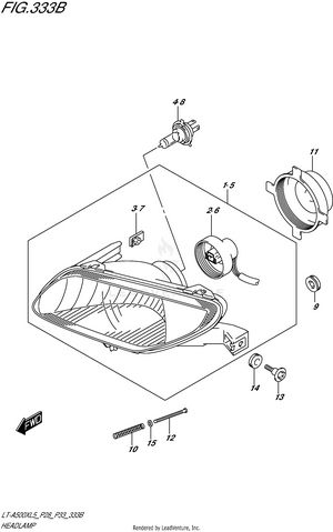Headlamp (lt-a500xl5 P33) Schematic
