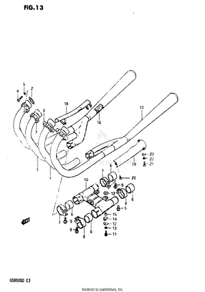 Muffler (model Z) Schematic
