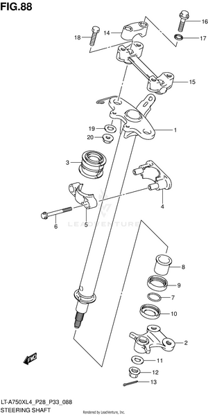 Steering Shaft Schematic