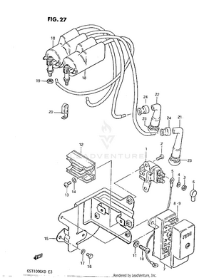 Electrical (gs1100gkd) Schematic