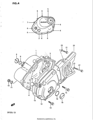 Crankcase Cover Schematic