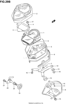 Speedometer (sv1000k3) Schematic