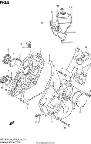Crankcase Cover Schematic