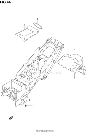 Rear Fender Schematic