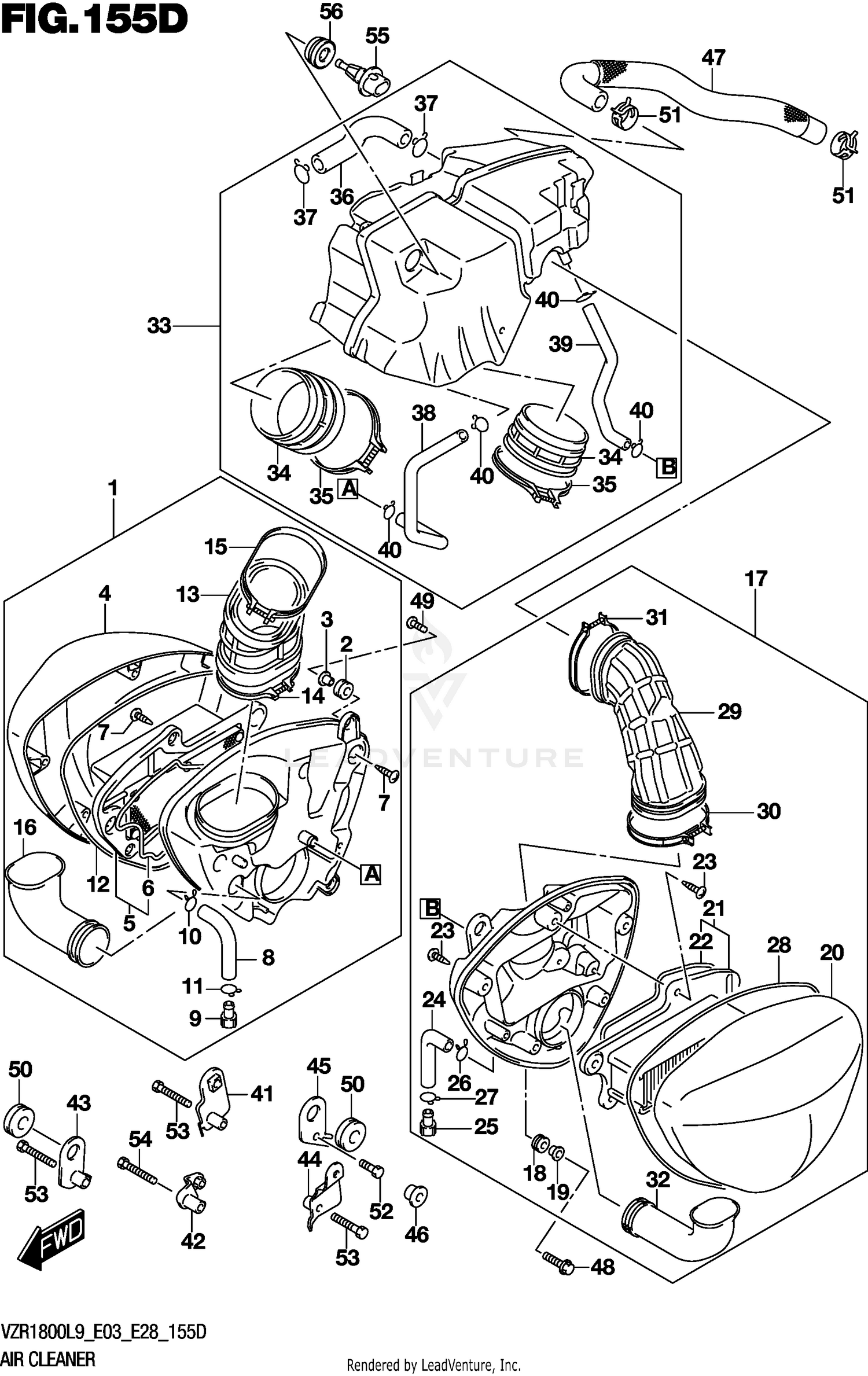 AIR CLEANER (VZR1800BZL9 E33)
