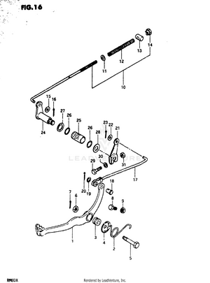 Rear Brake Schematic