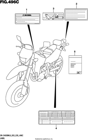 Label (dr-z400sml9 E33) Schematic