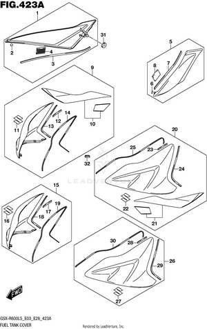 Fuel Tank Cover Schematic