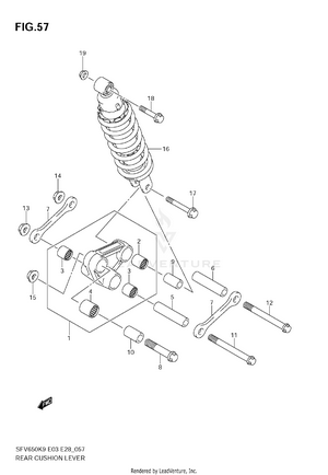 Rear Cushion Lever Schematic