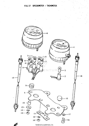 Speedometer - Tachometer Schematic