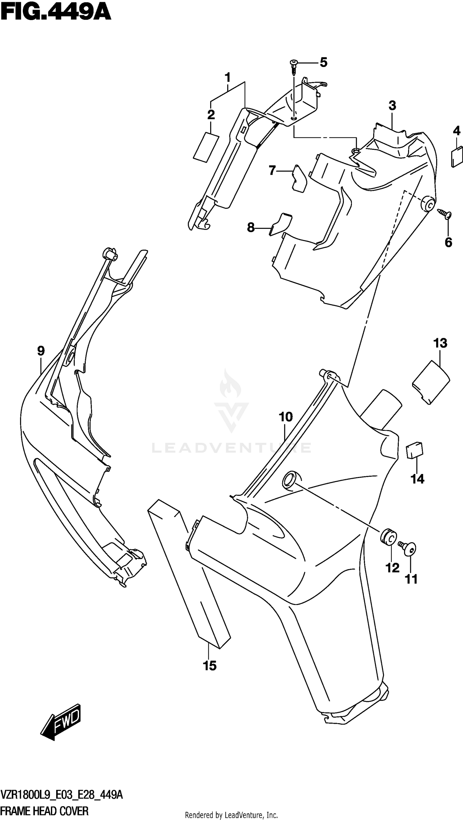 FRAME HEAD COVER (VZR1800L9 E28)