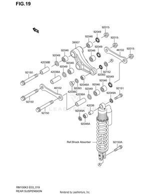 Rear Suspension Schematic