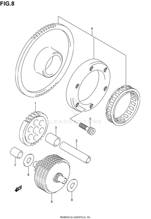 Starter Clutch Schematic