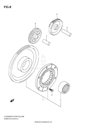 Starter Clutch Schematic