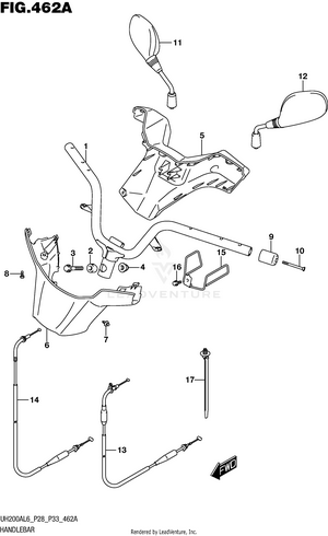 Handlebar (uh200al6 P28) Schematic