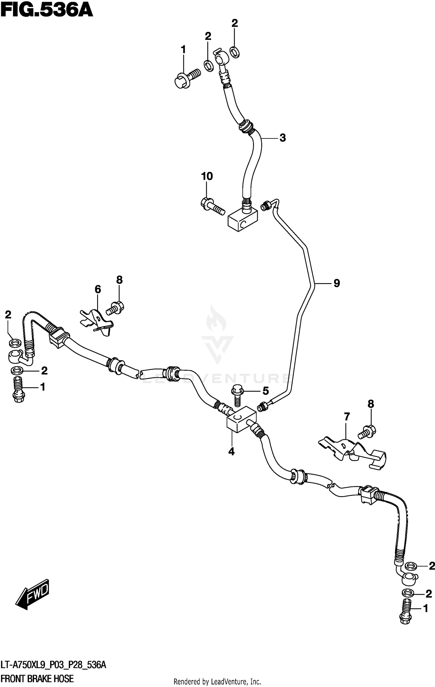 FRONT BRAKE HOSE