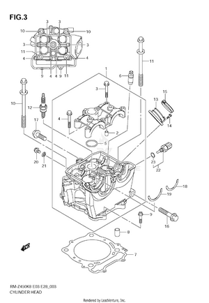 Cylinder Head Schematic