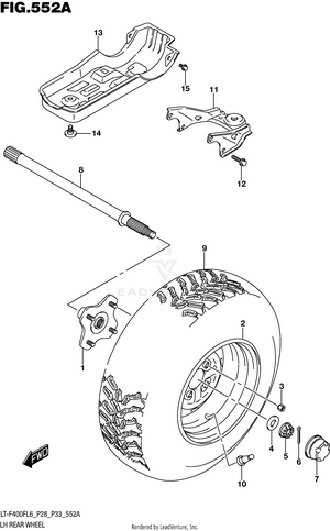 Lh Rear Wheel Schematic