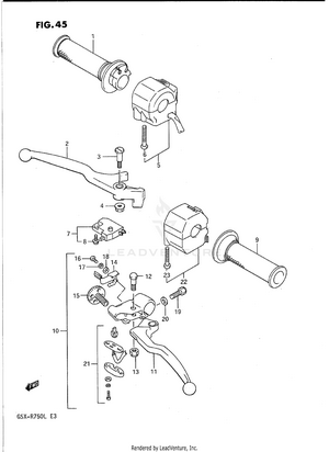 Handle Switch (model J) Schematic